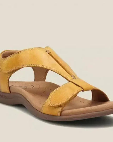 Adjustable Leather Orthopedic Sandals With Arch Support Women Sandals