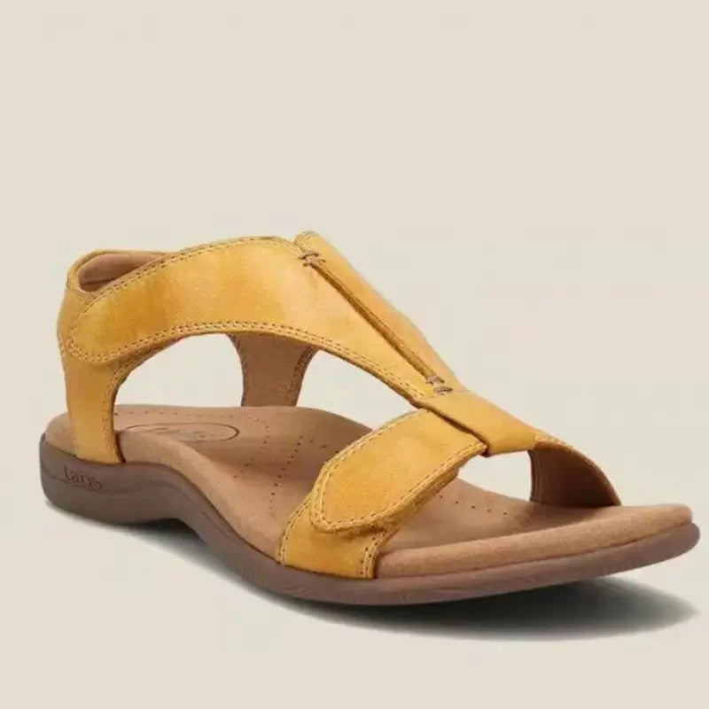 Adjustable Leather Orthopedic Sandals With Arch Support Women Sandals