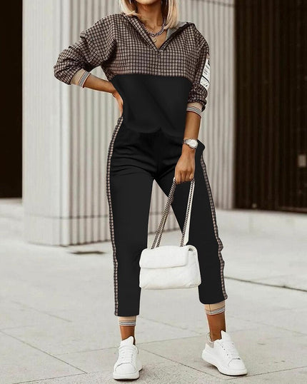 Chloe Premium Jogging Suit Black Jumpsuit
