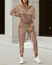 Chloe Premium Jogging Suit Brown Jumpsuit