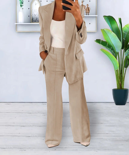 Kate | Set Costume for Women Beige Blazer
