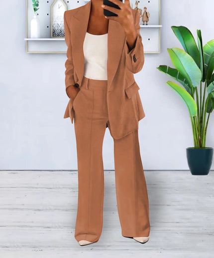 Kate | Set Costume for Women Brown Blazer