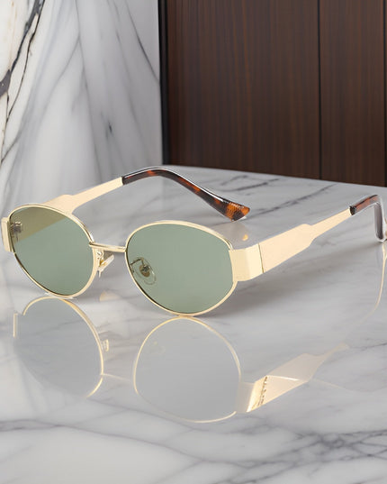 Emma | Viral sunglasses Green Gold Sunglasses