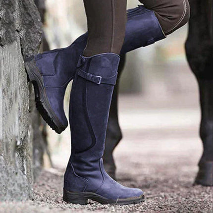 Riva Lefèvre Elegant Waterproof Ankle Boots Purple Boots