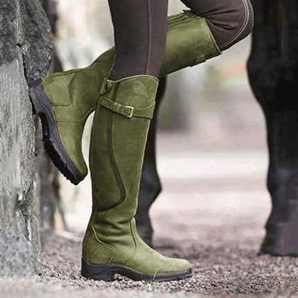 Riva Lefèvre Elegant Waterproof Ankle Boots Green Boots