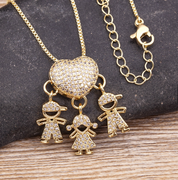 Everlasting Love Necklace 2 Boys+1 Girl Jewellery Collection