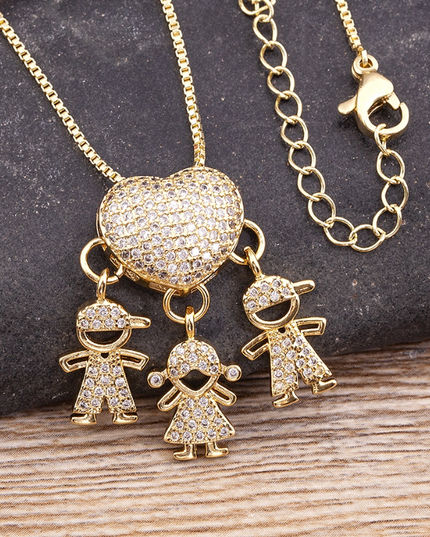 Everlasting Love Necklace 2 Boys+1 Girl Jewellery Collection