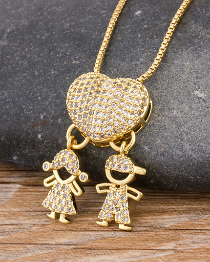 Everlasting Love Necklace 1 Boy+1 Girl Jewellery Collection
