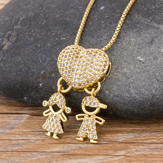 Everlasting Love Necklace 1 Boy+1 Girl Jewellery Collection