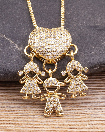 Everlasting Love Necklace 2 Girls+1 Boy Jewellery Collection