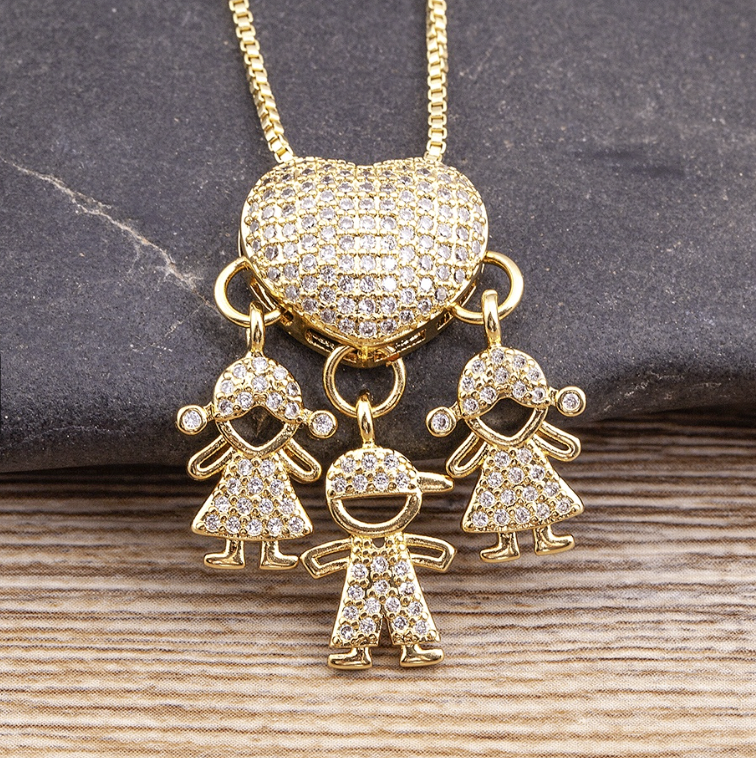 Everlasting Love Necklace 2 Girls+1 Boy Jewellery Collection
