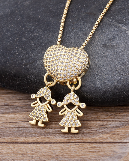 Everlasting Love Necklace 2 Girls Jewellery Collection