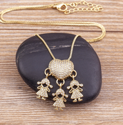 Everlasting Love Necklace 3 Girls Jewellery Collection