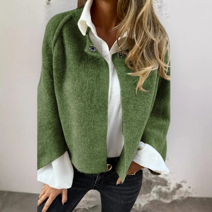 Liliane | Short coat Green Cardigans