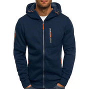 Jarrett | Men's Hooded Sweatshirt Blue Hoodie