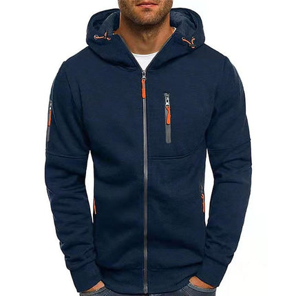 Jarrett | Men's Hooded Sweatshirt Blue Hoodie