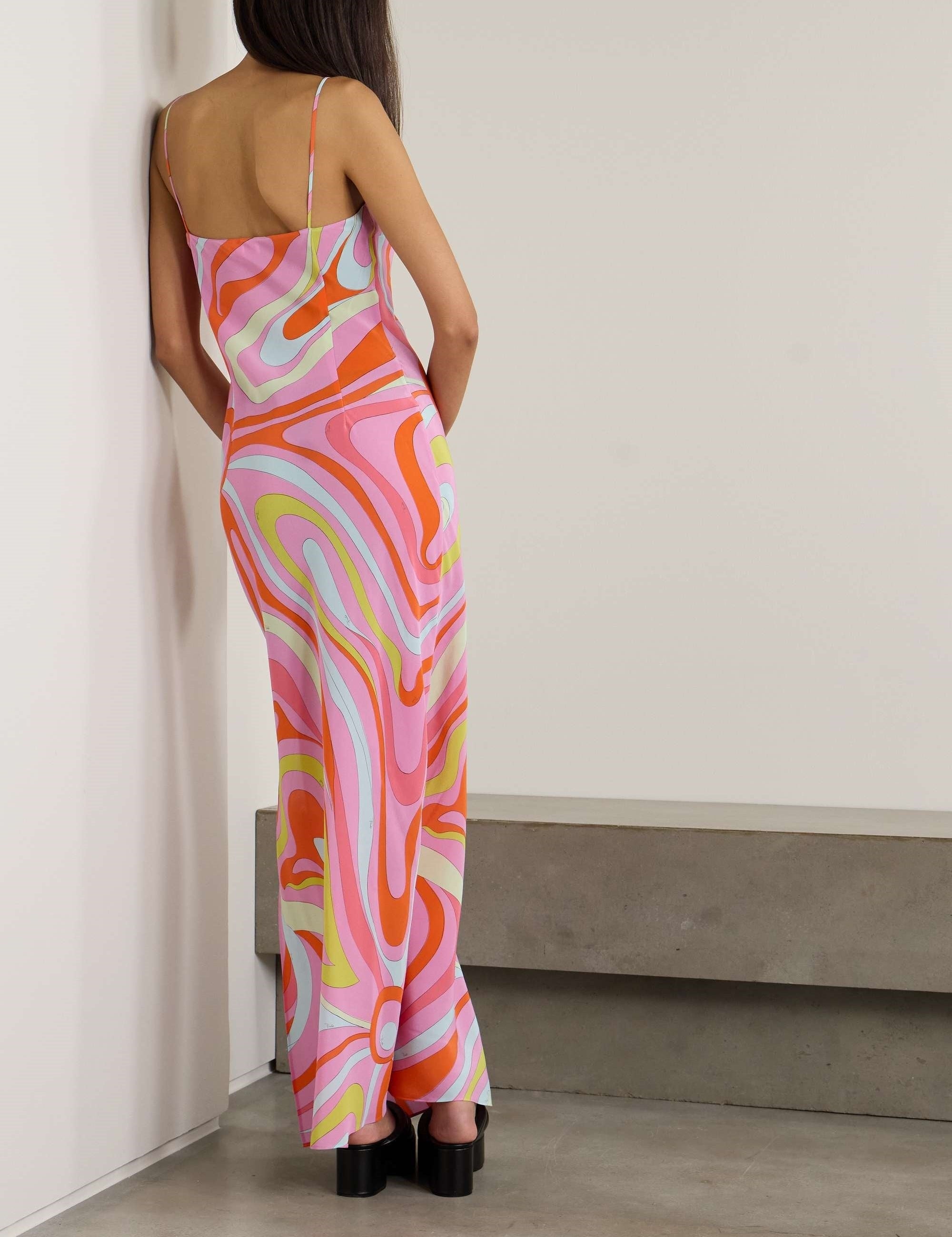 Floral Signature Print Maxi Dress Dresses