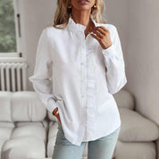 Joanne | Elegant blouse White Bluse
