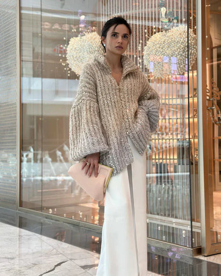 Hadley | Elegant Cardigan Beige Cardigans