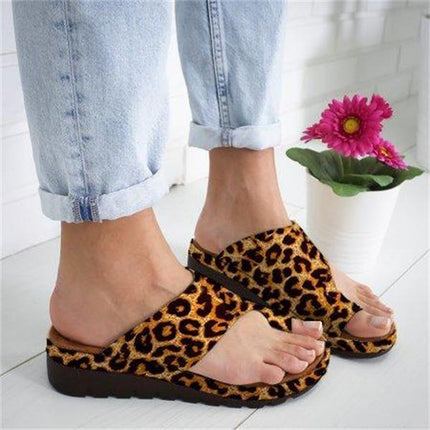 Delfina Sunny Summer Sandals Full leopard sandals
