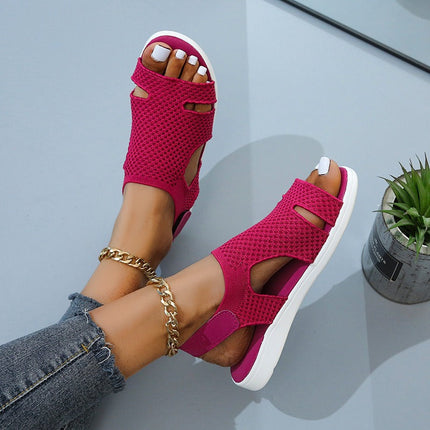 Women's Soft Orthopedic Summer Sandals Fuchsia Orthopedic Sandals